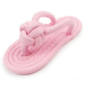 Dog Chewing Toy Cotton Slipper Rope Toy | Lilac Toys
