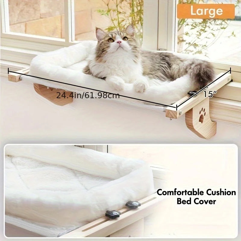 Cat Window Sill, Cat Window Hammock. | Lilac Cats