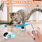 Smart Cat Toy 2 Modes Automatic Moving Remote Controlled | Lilac Cats