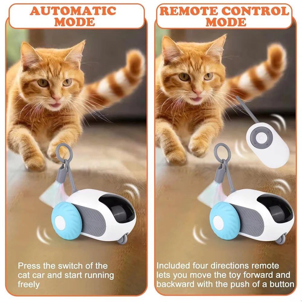 Smart Cat Toy 2 Modes Automatic Moving Remote Controlled | Lilac Cats