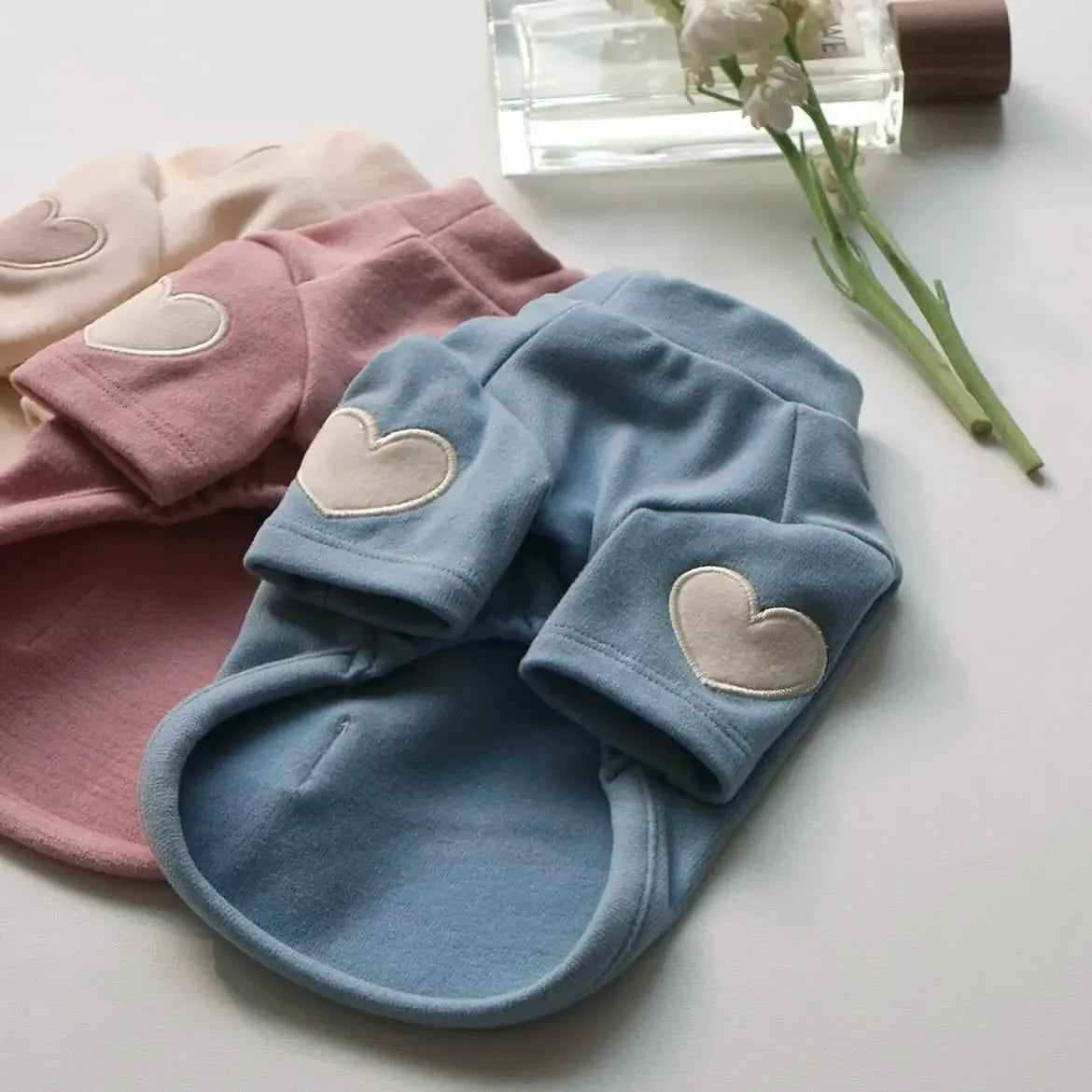 Love Winter Warm Pet Dog Clothes Cute Love Bear Teddy | Lilac Style