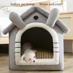 Winter Warm Foldable Pet House | Lilac Acessories