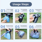 Foldable Handheld Pet Collector | Lilac Walk