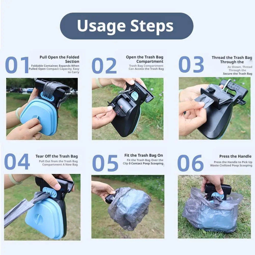Foldable Handheld Pet Collector | Lilac Walk