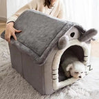 House Style Pet Bed for Small Dogs & Cats | Lilac Pets