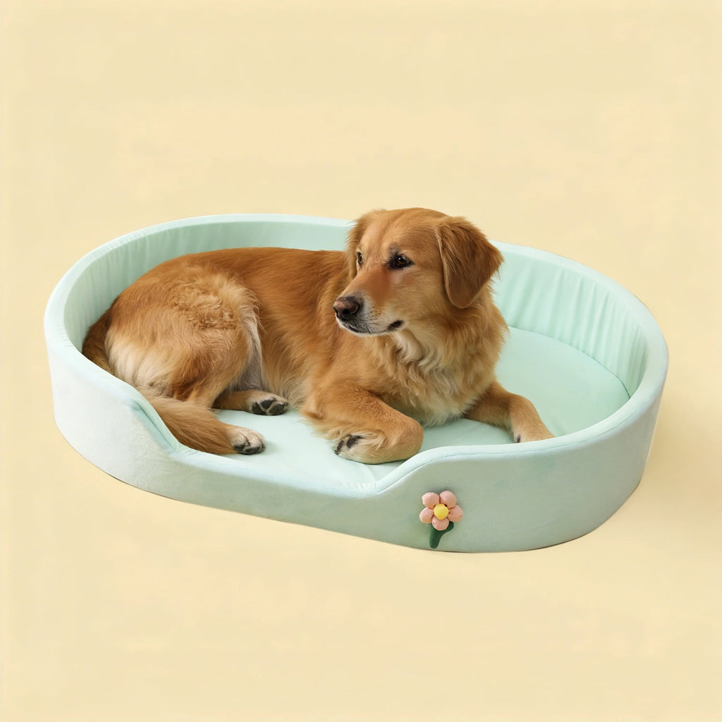 Winter Warm Detachable Dog Bed Elastic Round | Lilac Dogs
