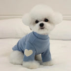 Love Winter Warm Pet Dog Clothes Cute Love Bear Teddy | Lilac Style
