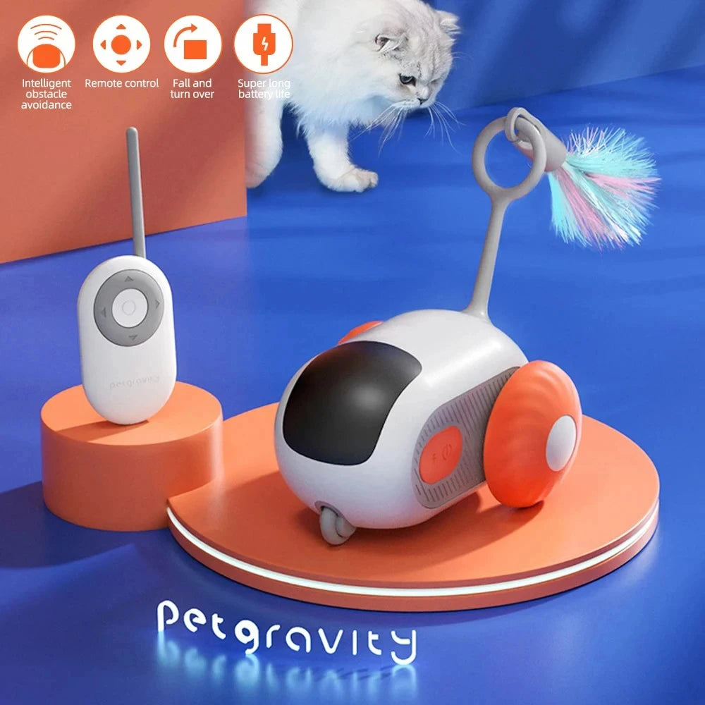 Smart Cat Toy 2 Modes Automatic Moving Remote Controlled | Lilac Cats