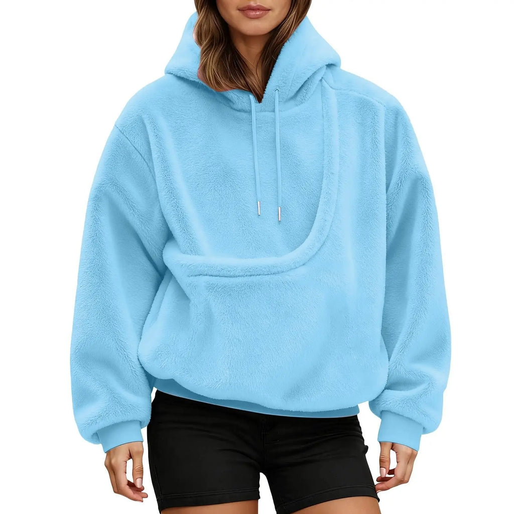 Unisex Pet Carrier Hoodie | Lilac Style