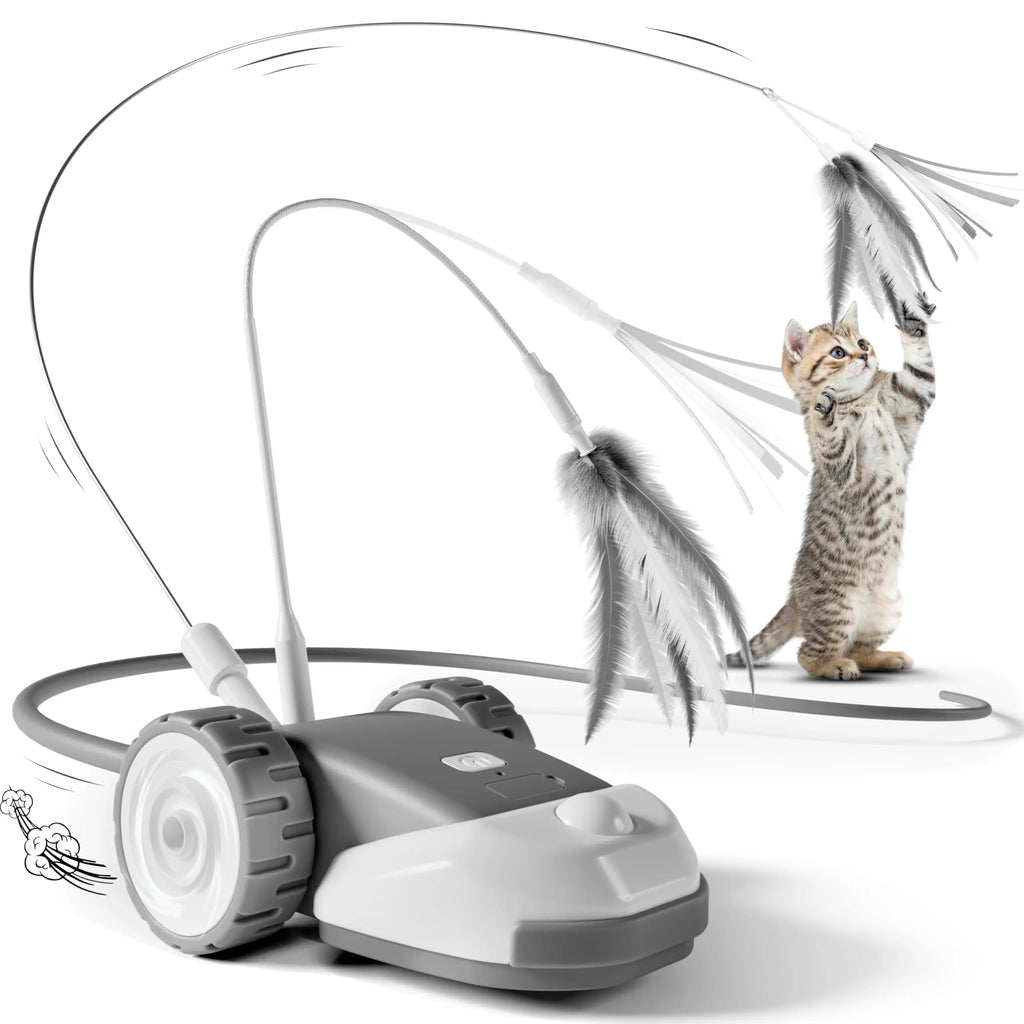 Smart Cat Toy 2 Modes Automatic Moving Touch Wake-up | Lilac Pets
