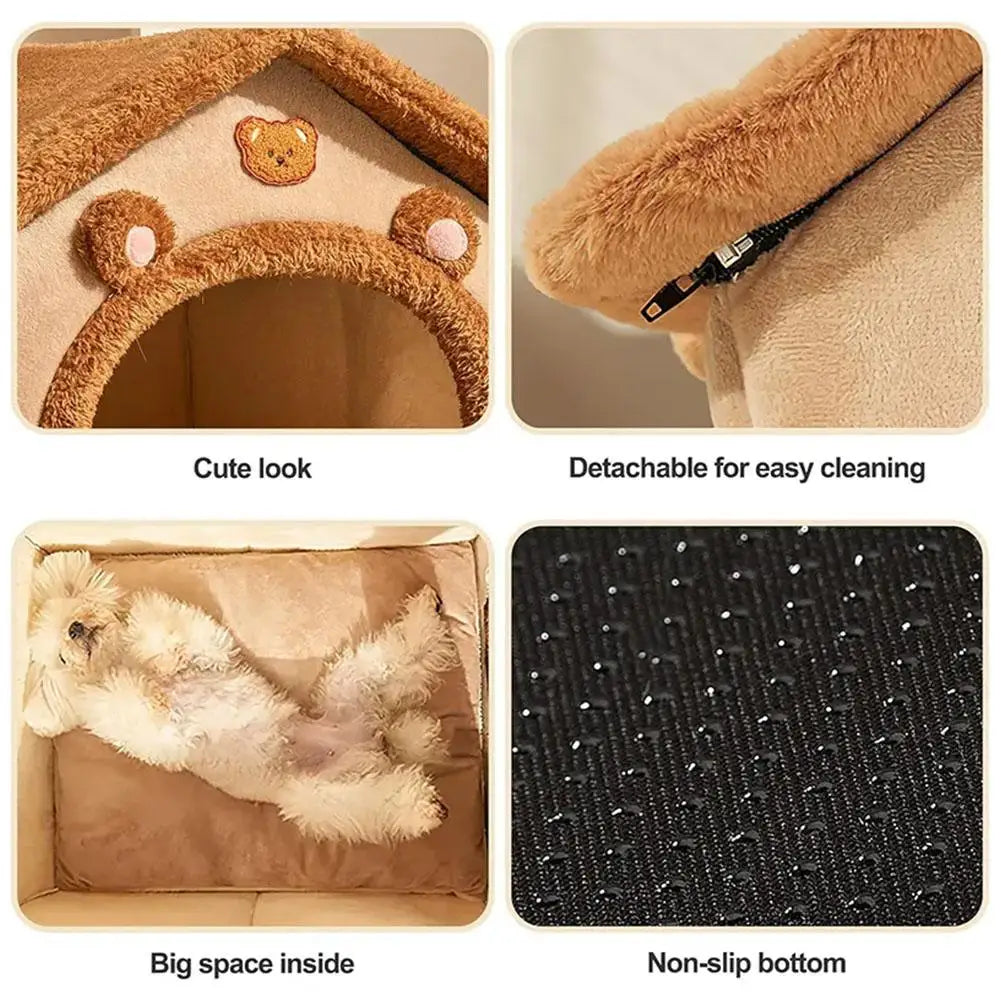 Thickened Pet Warm House | Lilac Pets