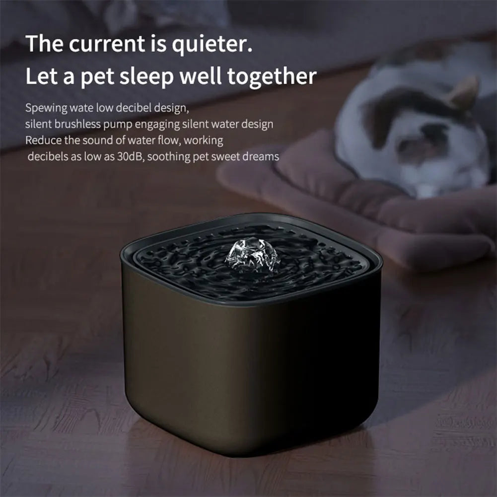 3L Cat Water Fountain Auto Recirculate Filter | Lilac Fountain