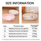 Winter Warm Detachable Dog Bed Elastic Round | Lilac Dogs