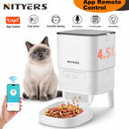 4.5L Smart Automatic Cat Feeder, App Remote Control Timed Pet Feeder for Cats & Dogs | Lilac pets