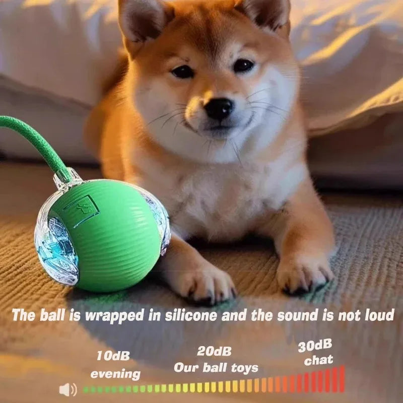 New Dog Interactive Ball Toy,Automatic Rolling Dog Ball Rechargeable,Smart Puppy Interactive Toy,Intelligent Balls Toy for Dogs | Lilac Dogs