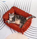 Pet Sofa Bed - Detachable Washable Small Dog and Cat Bed | Lilac Pets
