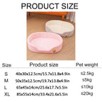 Winter Warm Detachable Dog Bed Elastic Round | Lilac Dogs