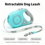 Automatic Extending Retractable Dog Leash with LED Streamer Light | Lilac Pets