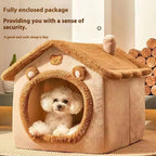 House Style Pet Bed for Small Dogs & Cats | Lilac Pets
