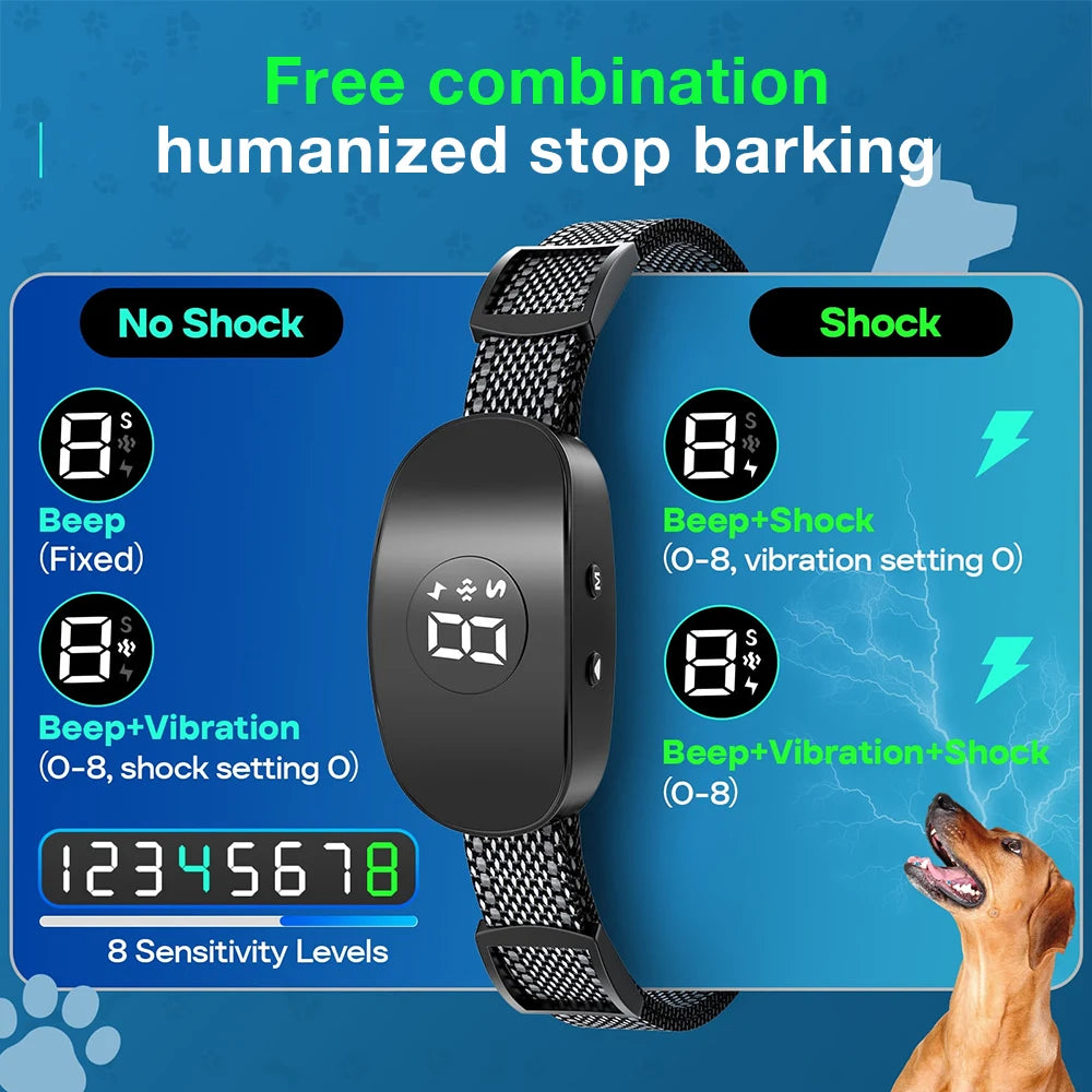 Anti Barking Collar Smart Dog | Lilac training