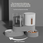Large Capacity Automatic Pet Feeder and Water Dispenser All in One | Lilac Pets