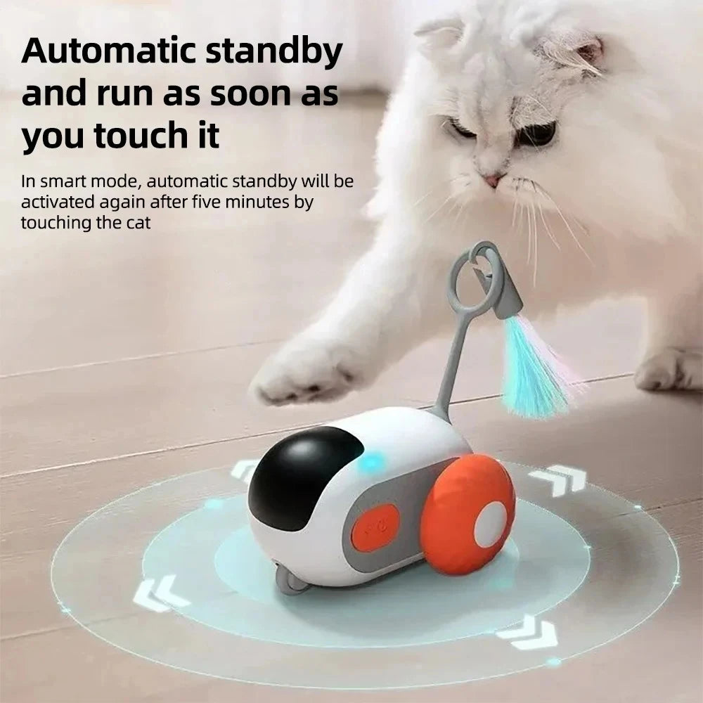 Smart Cat Toy 2 Modes Automatic Moving Remote Controlled | Lilac Cats