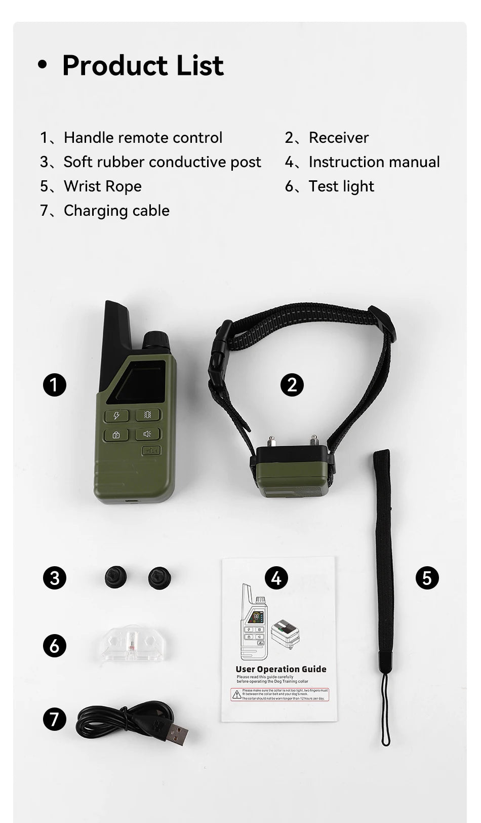 Electric Dog Training Collar Remote Control | Lilac training