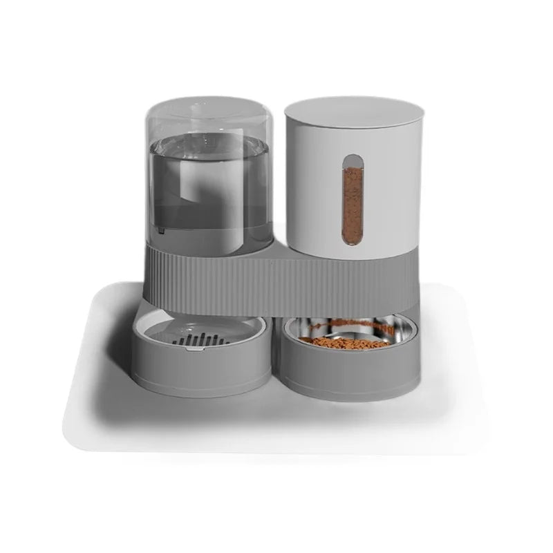 Large Capacity Automatic Pet Feeder and Water Dispenser All in One | Lilac Pets