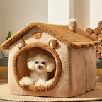 Winter Warm Foldable Pet House | Lilac Acessories