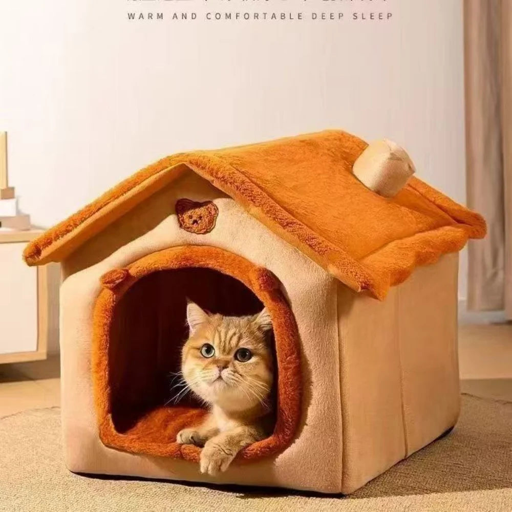 House Style Pet Bed for Small Dogs & Cats | Lilac Pets