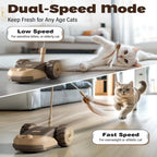 Smart Cat Toy 2 Modes Automatic Moving Touch Wake-up | Lilac Pets