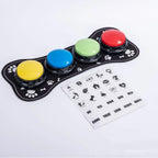 4PCS Dog Button Dog Communication Buttons With Nonslip Mat | Lilac training