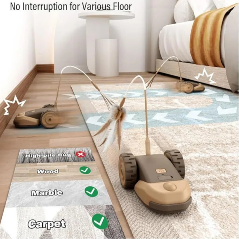 Smart Cat Toy 2 Modes Automatic Moving Touch Wake-up | Lilac Pets