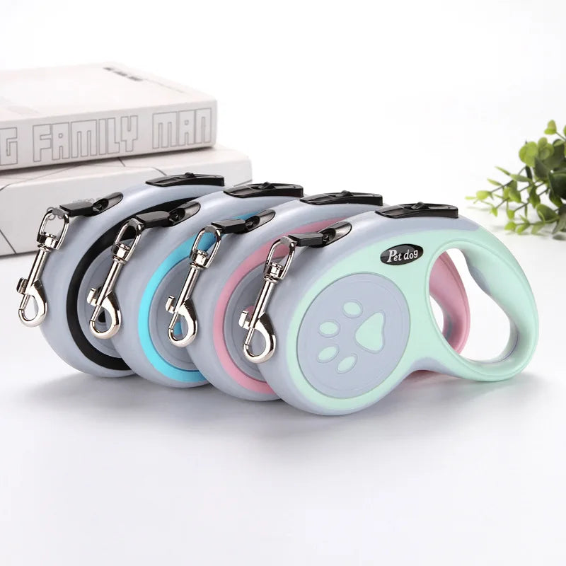 Nylon Dog Leash Automatic Retractable | Lilac Walk