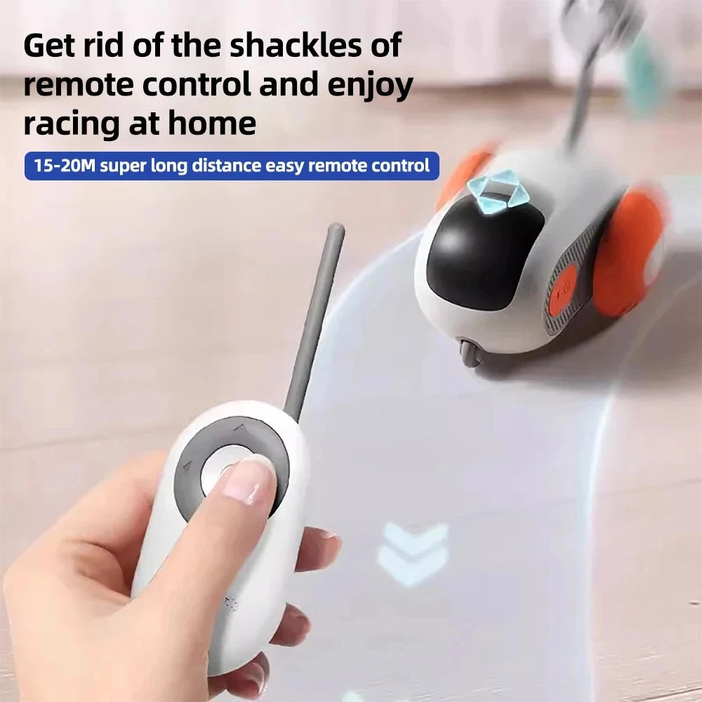Smart Cat Toy 2 Modes Automatic Moving Remote Controlled | Lilac Cats
